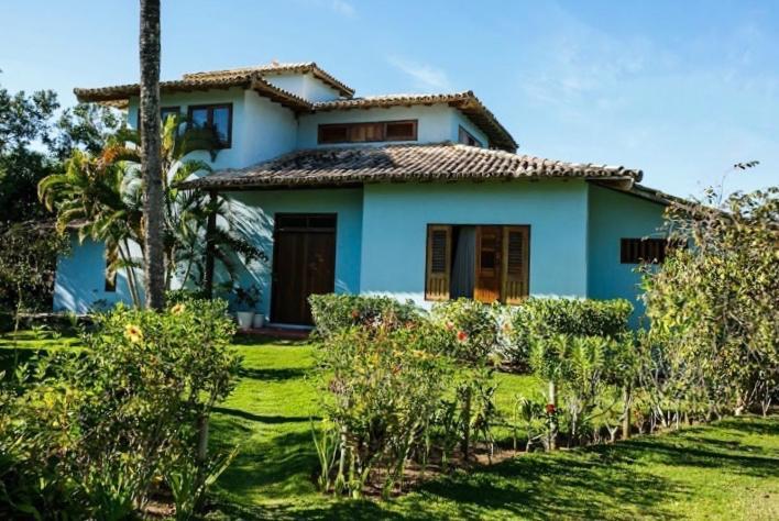 Bed and Breakfast Espelho Bahia Blue House Praia do Espelho Esterno foto