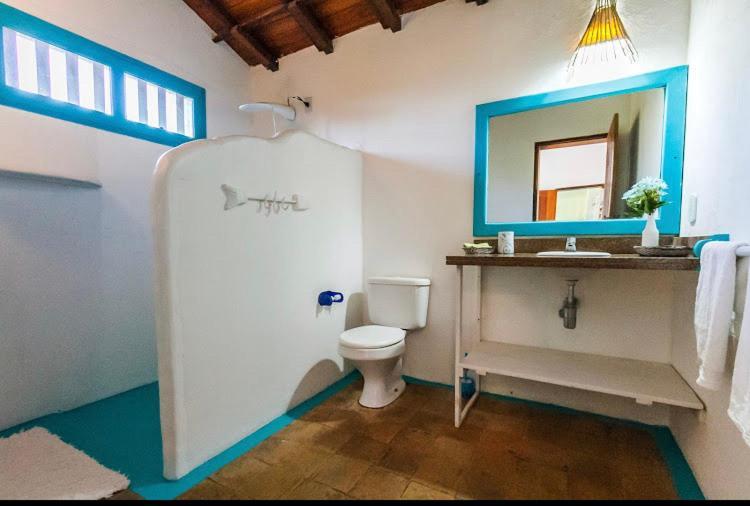 Bed and Breakfast Espelho Bahia Blue House Praia do Espelho Esterno foto