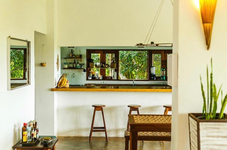 Bed and Breakfast Espelho Bahia Blue House Praia do Espelho Esterno foto