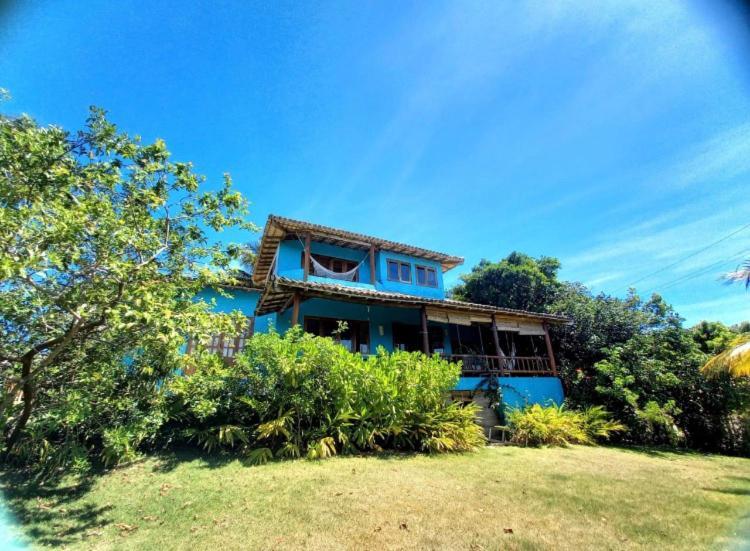 Bed and Breakfast Espelho Bahia Blue House Praia do Espelho Esterno foto