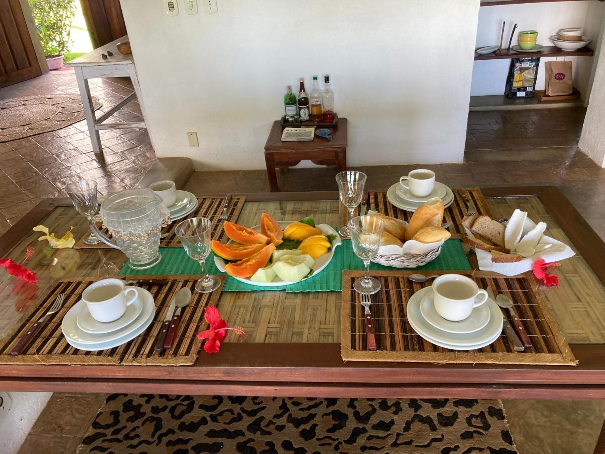 Bed and Breakfast Espelho Bahia Blue House Praia do Espelho Esterno foto