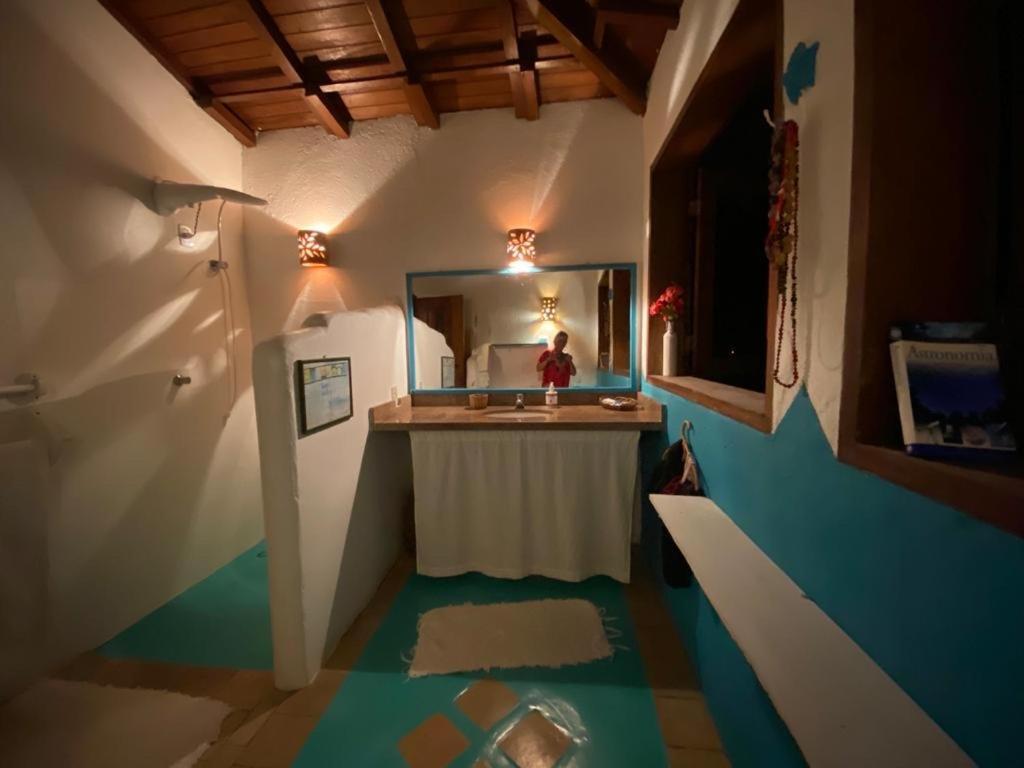 Bed and Breakfast Espelho Bahia Blue House Praia do Espelho Esterno foto